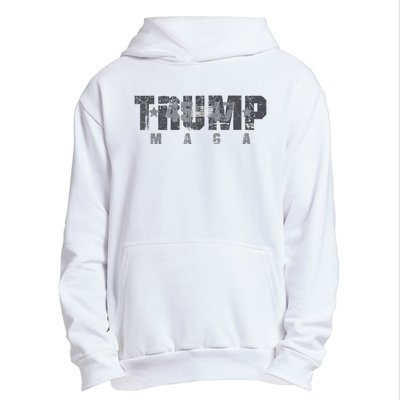 Trump 4547 Maga Us Flag 2024 Presidential Election Urban Pullover Hoodie