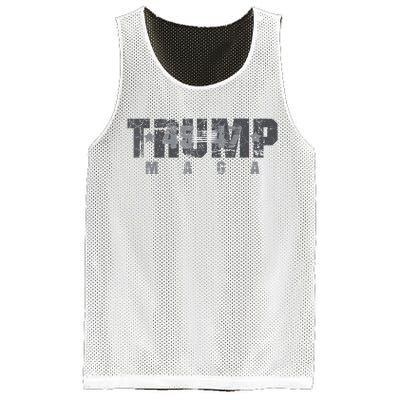 Trump 4547 Maga Us Flag 2024 Presidential Election Mesh Reversible Basketball Jersey Tank