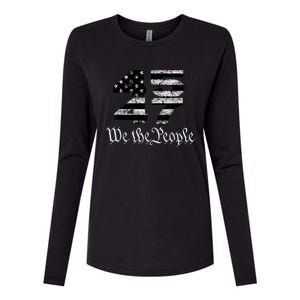 Trump 4547 Maga Us Flag 2024 Presidential Election Womens Cotton Relaxed Long Sleeve T-Shirt