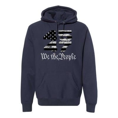 Trump 4547 Maga Us Flag 2024 Presidential Election Premium Hoodie