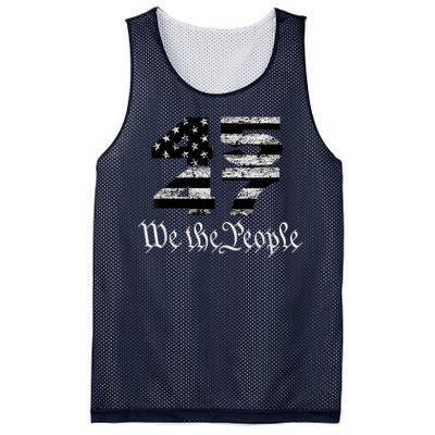 Trump 4547 Maga Us Flag 2024 Presidential Election Mesh Reversible Basketball Jersey Tank