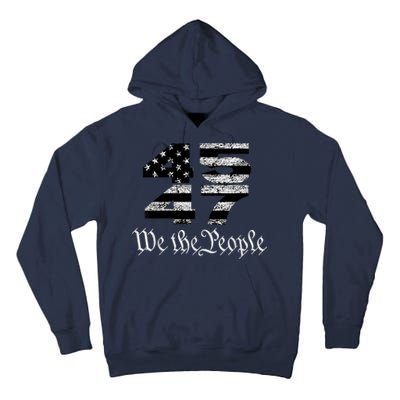 Trump 4547 Maga Us Flag 2024 Presidential Election Tall Hoodie