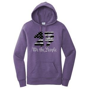 Trump 4547 Maga Us Flag 2024 Presidential Election Women's Pullover Hoodie