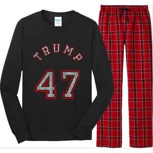 Trump 47 Meaningful Gift Long Sleeve Pajama Set