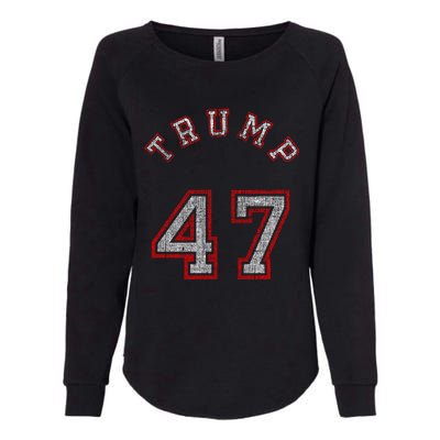 Trump 47 Meaningful Gift Womens California Wash Sweatshirt