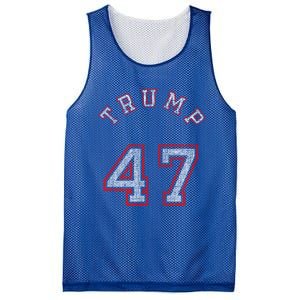 Trump 47 Meaningful Gift Mesh Reversible Basketball Jersey Tank