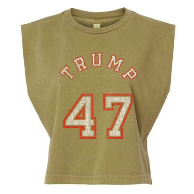 Trump 47 Meaningful Gift Garment-Dyed Women's Muscle Tee