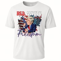 Trump 4th Of July Red White And Freedom Donald Trump Fourth Of July Cooling Performance Crew T-Shirt