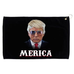 Trump 4th Of July Merica Funny D Onal T Rump 2024 Gift Grommeted Golf Towel