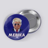 Trump 4th Of July Merica Funny D Onal T Rump 2024 Gift Button