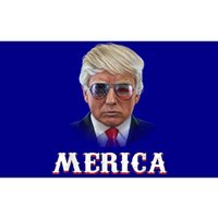 Trump 4th Of July Merica Funny D Onal T Rump 2024 Gift Bumper Sticker