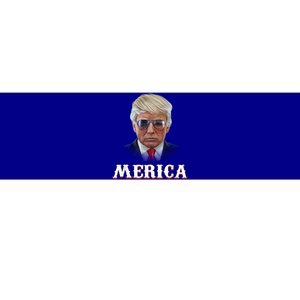 Trump 4th Of July Merica Funny D Onal T Rump 2024 Gift Bumper Sticker