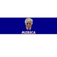 Trump 4th Of July Merica Funny D Onal T Rump 2024 Gift Bumper Sticker