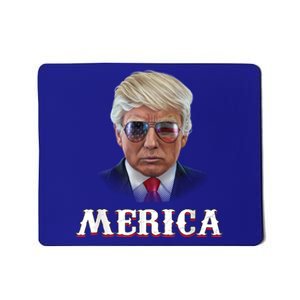 Trump 4th Of July Merica Funny D Onal T Rump 2024 Gift Mousepad