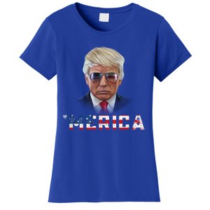 Trump 4th Of July Merica Funny T Rump American Gift Women's T-Shirt