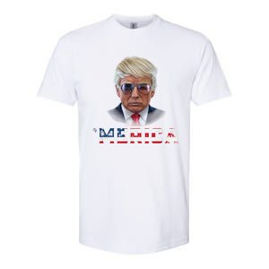 Trump 4th Of July Merica Funny T Rump American Gift Softstyle CVC T-Shirt