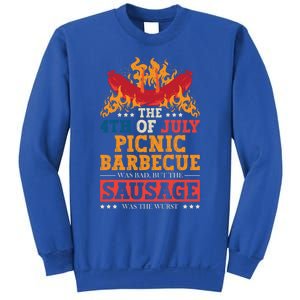 The 4th Of July Picnic Barbecue Was Bad Holiday Wurst Gift Sweatshirt