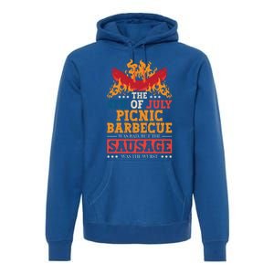 The 4th Of July Picnic Barbecue Was Bad Holiday Wurst Gift Premium Hoodie