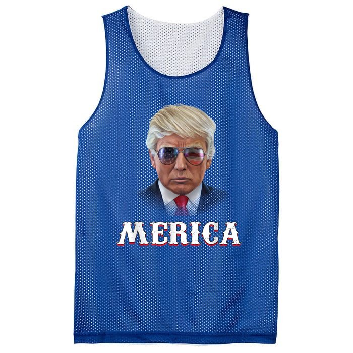 Trump 4th Of July Merica Funny D Onal T Rump 2024 Gift Mesh Reversible Basketball Jersey Tank