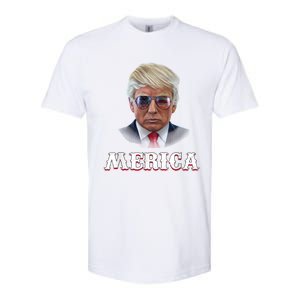 Trump 4th Of July Merica Funny D Onal T Rump 2024 Gift Softstyle CVC T-Shirt