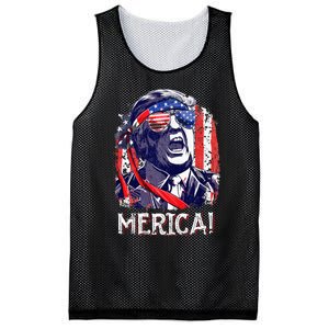 Trump 4th Of July Merica Women Usa American Flag Mesh Reversible Basketball Jersey Tank