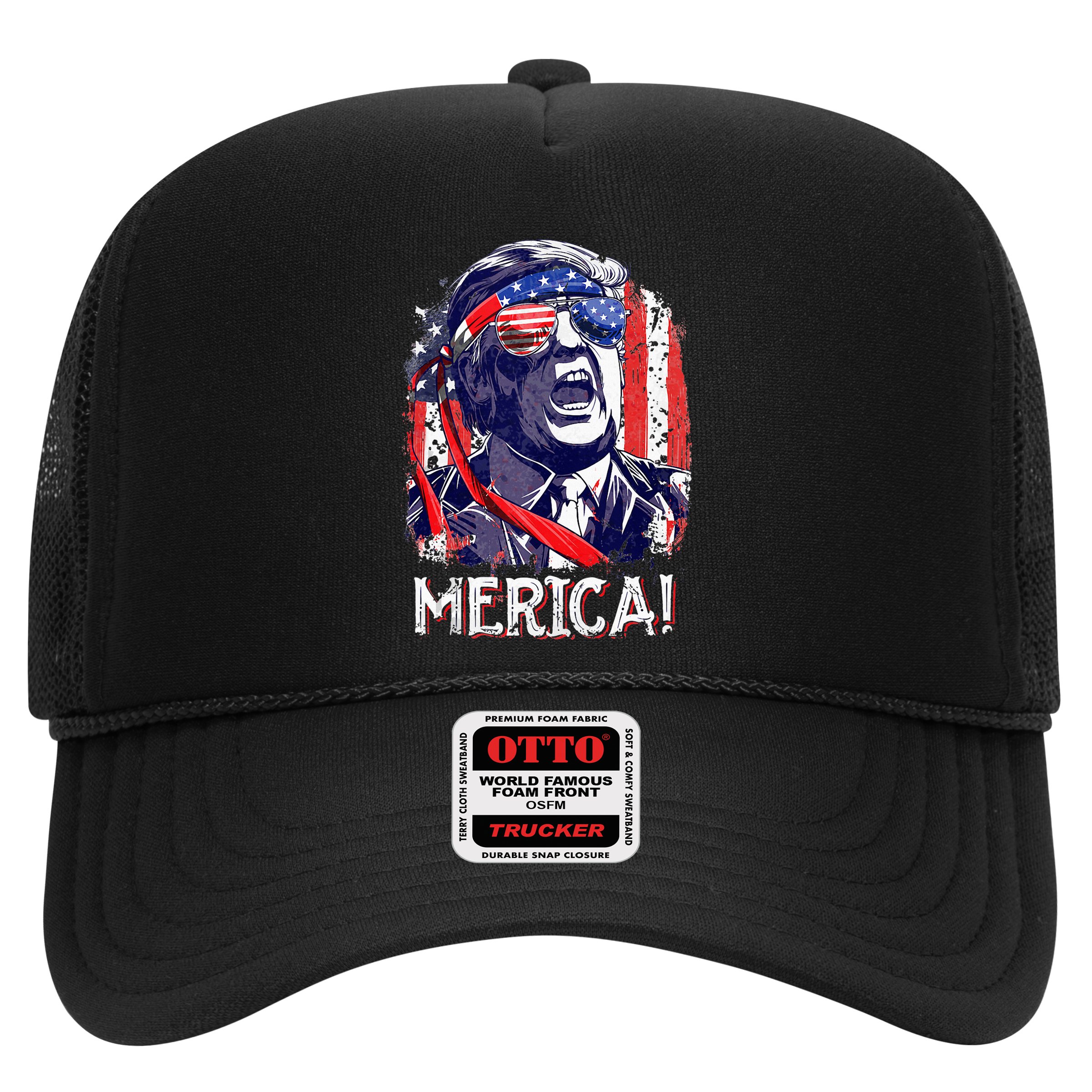Trump 4th Of July Merica Women Usa American Flag Hat