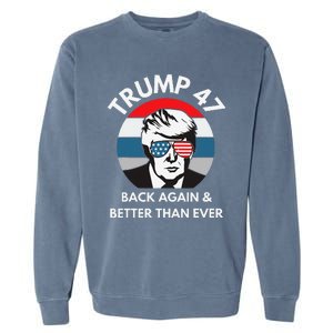 Trump 47 President Garment-Dyed Sweatshirt