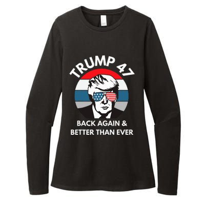 Trump 47 President Womens CVC Long Sleeve Shirt