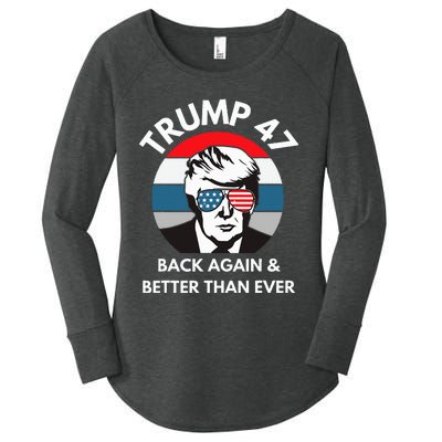 Trump 47 President Women's Perfect Tri Tunic Long Sleeve Shirt