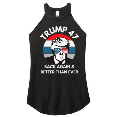 Trump 47 President Women's Perfect Tri Rocker Tank