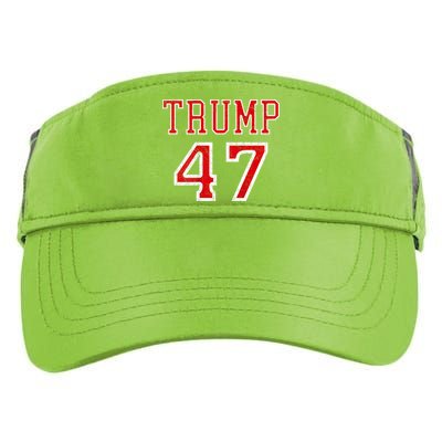 Trump 47 President Team Football Jersey Style 2024 Adult Drive Performance Visor