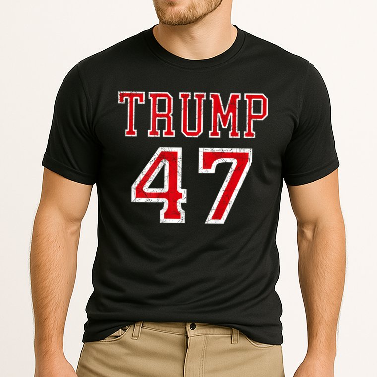 Trump 47 President Team Football Jersey Style 2024 Cooling Performance Crew T-Shirt