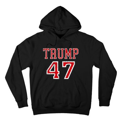 Trump 47 President Team Football Jersey Style 2024 Hoodie