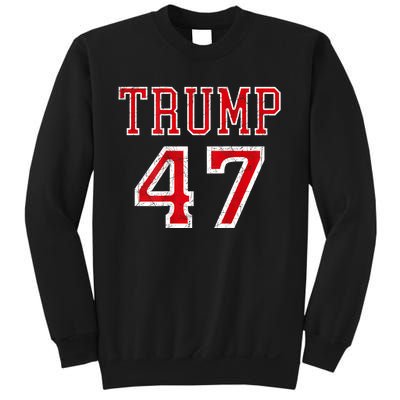 Trump 47 President Team Football Jersey Style 2024 Sweatshirt