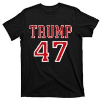 Trump 47 President Team Football Jersey Style 2024 T-Shirt