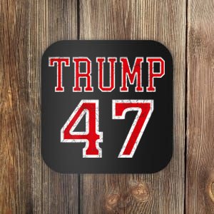 Trump 47 President Team Football Jersey Style 2024 Coaster