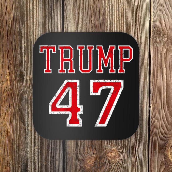 Trump 47 President Team Football Jersey Style 2024 Coaster