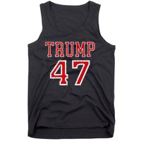 Trump 47 President Team Football Jersey Style 2024 Tank Top