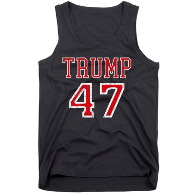 Trump 47 President Team Football Jersey Style 2024 Tank Top