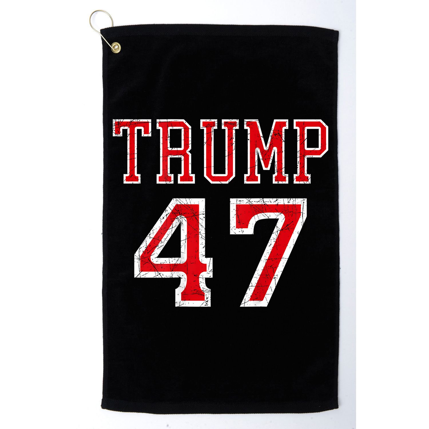 Trump 47 President Team Football Jersey Style 2024 Golf Towel