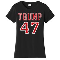 Trump 47 President Team Football Jersey Style 2024 Women's T-Shirt