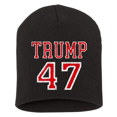 Trump 47 President Team Football Jersey Style 2024 Short Acrylic Beanie