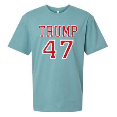 Trump 47 President Team Football Jersey Style 2024 Sueded Cloud Jersey T-Shirt