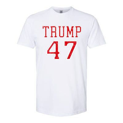 Trump 47 President Team Football Jersey Style 2024 Softstyle CVC T-Shirt