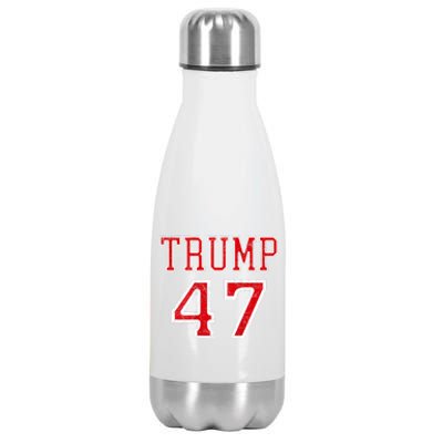 Trump 47 President Team Football Jersey Style 2024 Stainless Steel Insulated Water Bottle