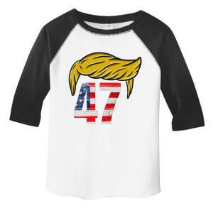 Trump 47 President Donald Trump 2024 Toddler Fine Jersey T-Shirt