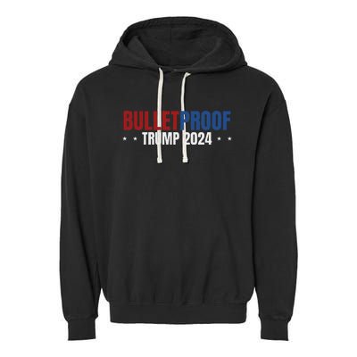 Trump 47 Patriotic 2024 Election Design Garment-Dyed Fleece Hoodie