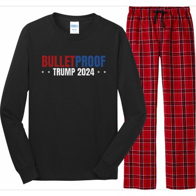 Trump 47 Patriotic 2024 Election Design Long Sleeve Pajama Set