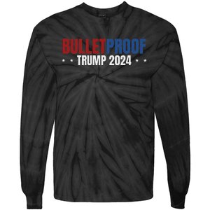 Trump 47 Patriotic 2024 Election Design Tie-Dye Long Sleeve Shirt