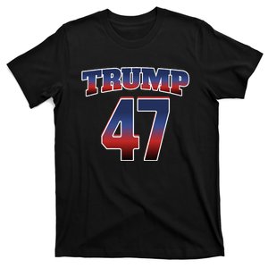 Trump 47 Patriotic Trump Won 2024 President Elect Usa Winner T-Shirt